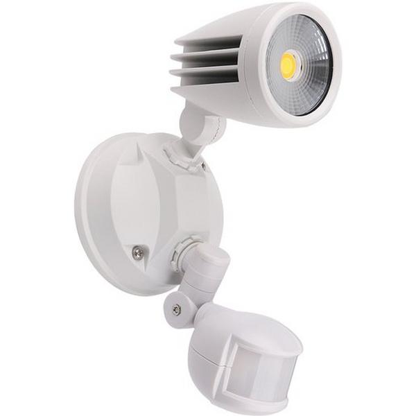 Floodlight LED 15W Tri Colour White Sensor Fortress Ii, Ideal Electrical Catalogue Light Fittings Downlight Downlight Spot Floodlight - Construction Supplies Australia