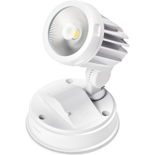 FLOODLIGHT SPOT LED 15W TRI COLOUR WHITE FORTRESS II, Ideal Electrical Catalogue Light Fittings Downlight Downlight Spot Floodlight - Construction Supplies Australia