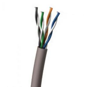 CABLE DATA CAT6A M@X6A 4PR F/UTP 23AWG GREY