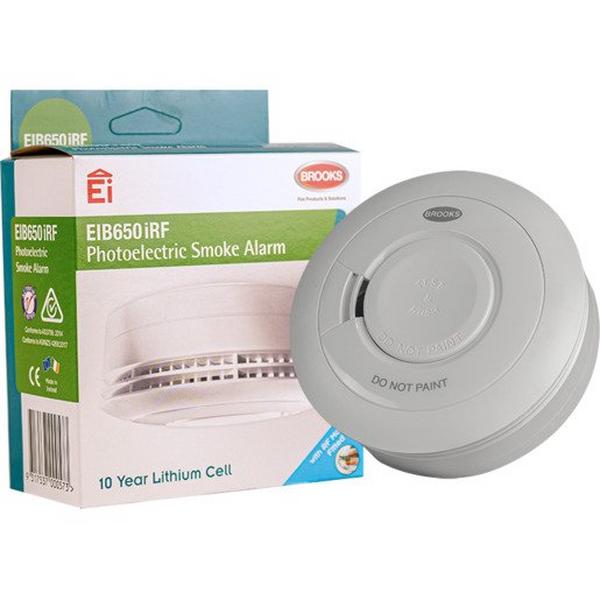 Smoke Alarm Radiolink Photoelectric Wireless Interconnect 10-Year Lithium Battery, Ideal Electrical Catalogue Av Security Detection Fire Gas Alarm Detection Fire Detector - Construction Supplies Australia
