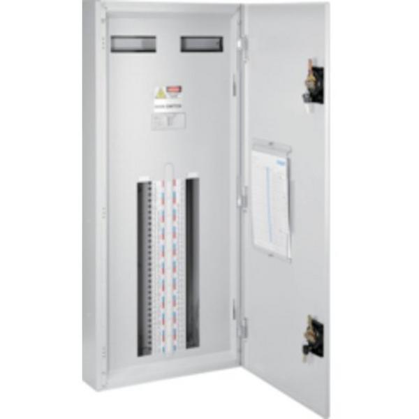 60 Pole Board With 160A Isolator Switch, Ideal Electrical Catalogue Power Distribution Distribution Boards Small Distribution Board - Construction Supplies Australia