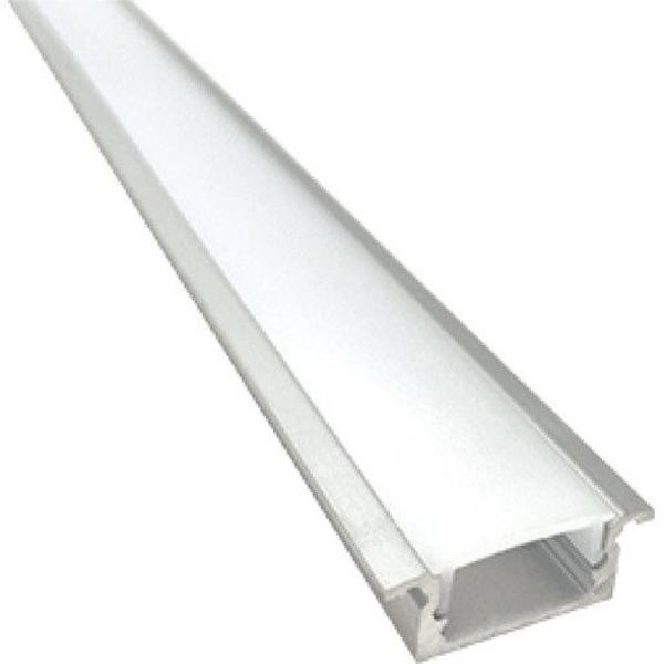 Profile Aluminium Recessed 2M, Ideal Electrical Catalogue Light Fittings Accessories Mechanical Accessories Spare Parts For Luminaires - Construction Supplies Australia