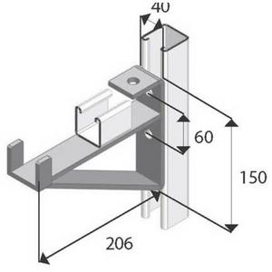 CANTILEVER BRACKET HDG