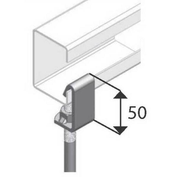 Beam Clamp Rod Holder M10 Hot Dip Galvanised, Ideal Electrical Catalogue Cable Management Cable Support Span Wire Clamp - Construction Supplies Australia