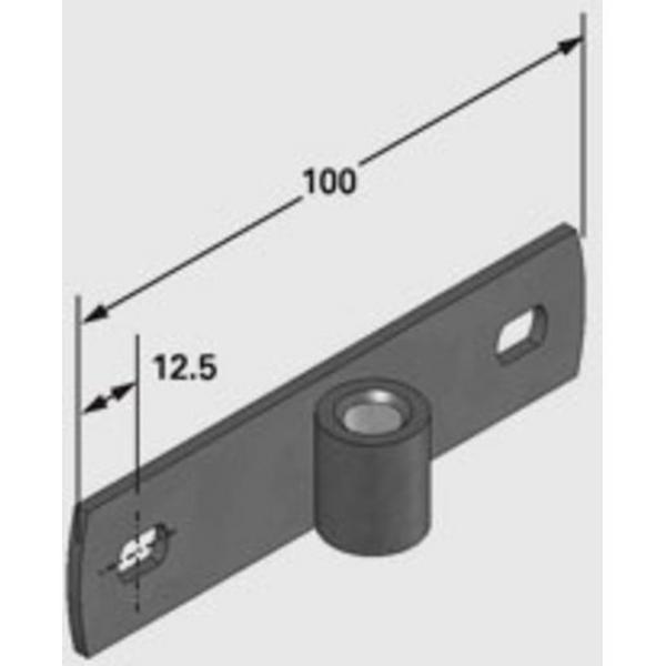 Mounting Plate Horizontal For M10 Threaded Rod Hot Dipped Galvanised, Ideal Electrical Catalogue Cable Management Cable Support Mounting Plate For Cable Support System - Construction Supplies Australia