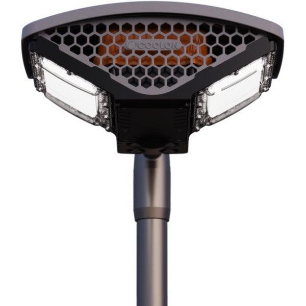 Conveyer LED Amber Batwing T1 Optics Mains Pwrd Spigot Dlk2, Ideal Electrical Catalogue Light Fittings Downlight Downlight Spot Floodlight - Construction Supplies Australia