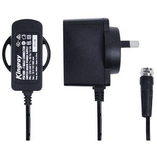 18V DC / 500mA Power Supply With F Male Connector, Ideal Electrical Catalogue Industrial Power Supply Voltage Measuring Transformer - Construction Supplies Australia