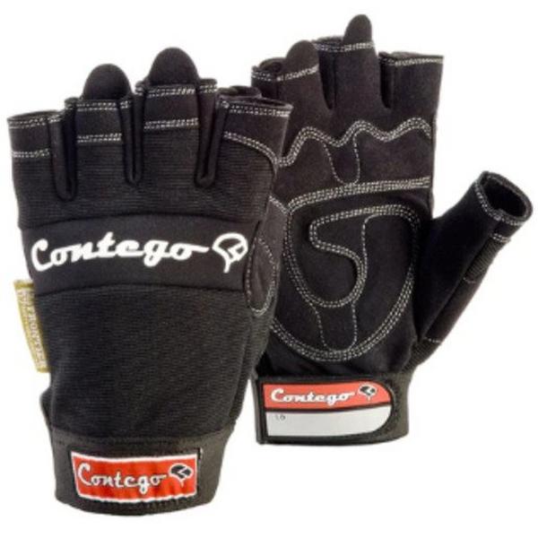 Gloves Mechanic Syn/Lthr Armd/Skin Nyl/Bk E/Cuff No/Fing Med, Ideal Electrical Catalogue Safety Personal Protection Protective Glove - Construction Supplies Australia
