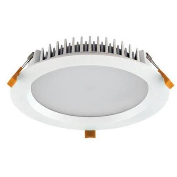 DOWNLIGHT LED 28W TRI COLOUR 2300LM IP44 DIM 200-210MM WHITE DECO, Ideal Electrical Catalogue Light Fittings Downlight Downlight Spot Floodlight - Construction Supplies Australia