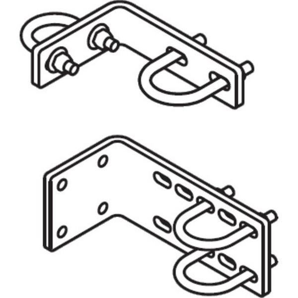 MOUNTING KIT S12/H12 1XMB2 U-BOLT AND 1XMB5 BOLT HDG, Ideal Electrical Catalogue Cable Management Cable Support Tube Cable Bracket For Cable Support System - Construction Supplies Australia