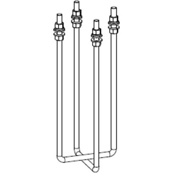 Cage Bolt Kit To Suit F12 130mm Hole Centres Hot Dipped Galvanised, Ideal Electrical Catalogue Hardware Nuts Bolts Square Caged Nut - Construction Supplies Australia