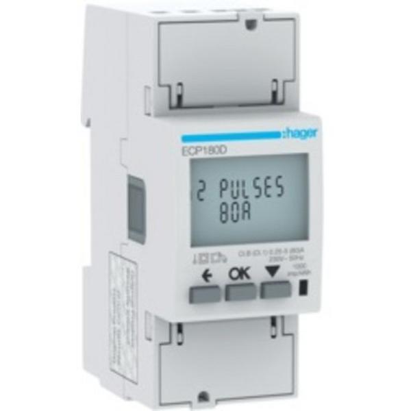 1Ph Kwhmeter Direct 80A 2M S0 Mid, Ideal Electrical Catalogue Industrial Meters Kilowatt Hour Meter - Construction Supplies Australia