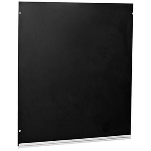 Drilled Black Panel 575 X565mm With Hinges, Ideal Electrical Catalogue Power Distribution Distribution Boards Panel For Distribution Board - Construction Supplies Australia
