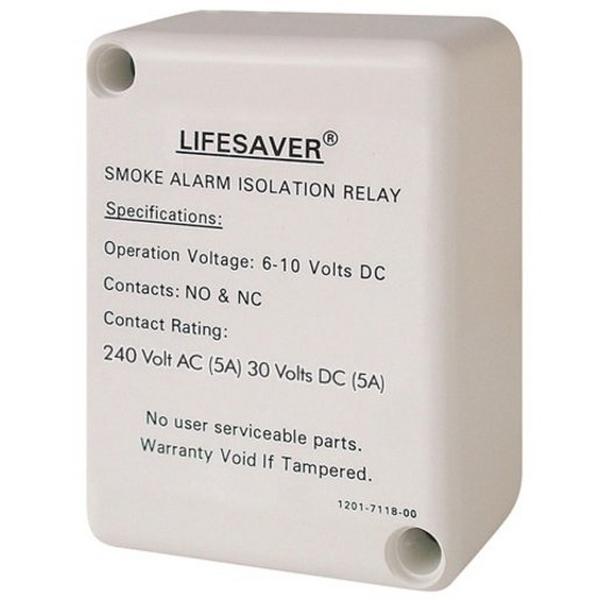 Smoke Alarm Isolation Relay. 5A Rating. No Nc Contacts, Ideal Electrical Catalogue Av Security Detection Fire Gas Alarm Detection Fire Detector - Construction Supplies Australia