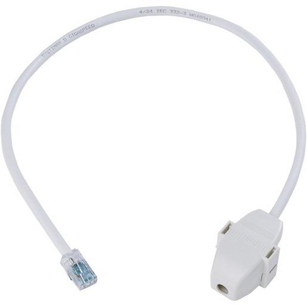 Cca Connector With Cat 6A LSZH UTP RJ45 Patch Cord. 450mm Long. White, Ideal Electrical Catalogue Av Security Detection Connector Communications Technology Adapter - Construction Supplies Australia