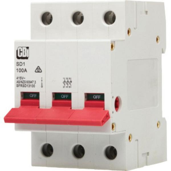Isolator 3P 100A 1.5kA, Ideal Electrical Catalogue Industrial Switch Isolator - Construction Supplies Australia