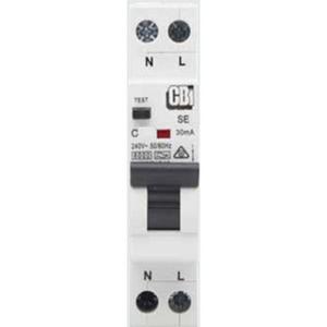 RCBO 6KA 40A C 1P + N (1P) 30MA TYPE A NO LEADS