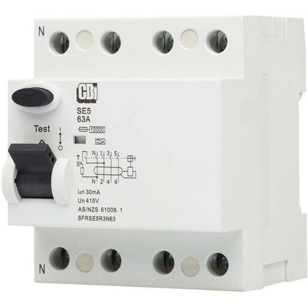 Rcd 10kA 40A 3P + N (4P)30mA, Ideal Electrical Catalogue Power Distribution Circuit Breakers Residual Current Earth Leakage Devices Rcd Rccb Elcb - Construction Supplies Australia