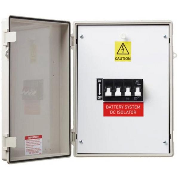 DC Battery Storage Isolator /Circuit Protection +Enc 250A, Ideal Electrical Catalogue Power Distribution Distribution Boards Accessories Spare Parts For Small Distribution Board - Construction Supplies Australia