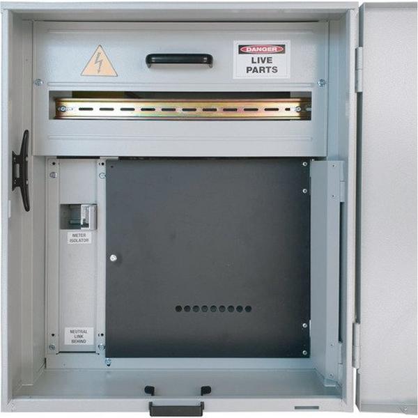 Powdercoated Sa Type 1 Rebated Meter Enclosure, Ideal Electrical Catalogue Power Distribution Distribution Boards Unequipped Meter Cabinet - Construction Supplies Australia