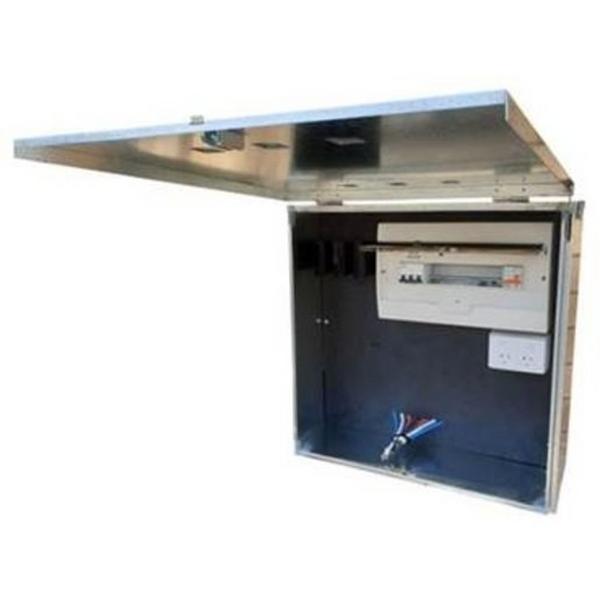 600mm X 600mm X 250mm Meter Enclosure With 12 Pole MCB Cover, Ideal Electrical Catalogue Power Distribution Distribution Boards Unequipped Meter Cabinet - Construction Supplies Australia
