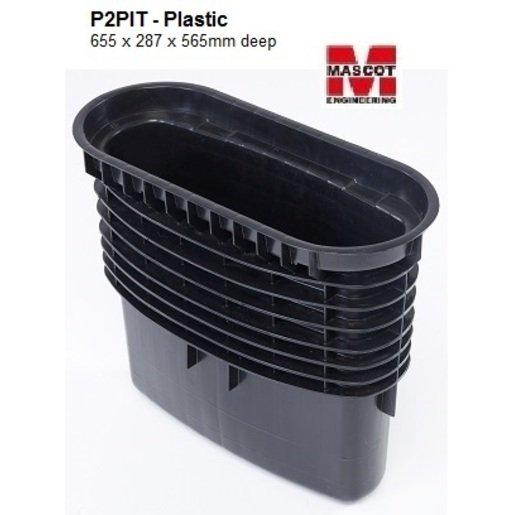 Mascot Engineering P2PIT | P2 Plastic Telstra Pit 657X286X574D | Earth ...