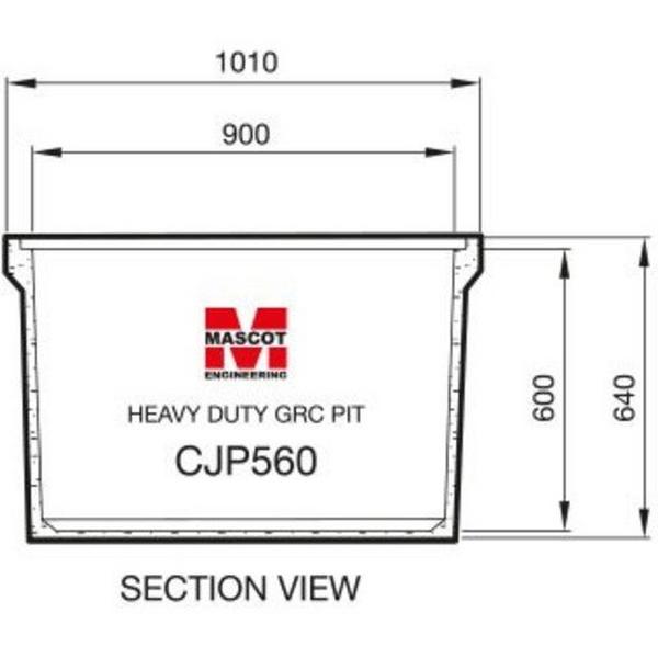 Grc Cable Pit 900Sq C/O 1000X1000X640mm Deep Overall, Ideal Electrical Catalogue Power Distribution Earth Inspection Pits Earth Inspection Pit - Construction Supplies Australia