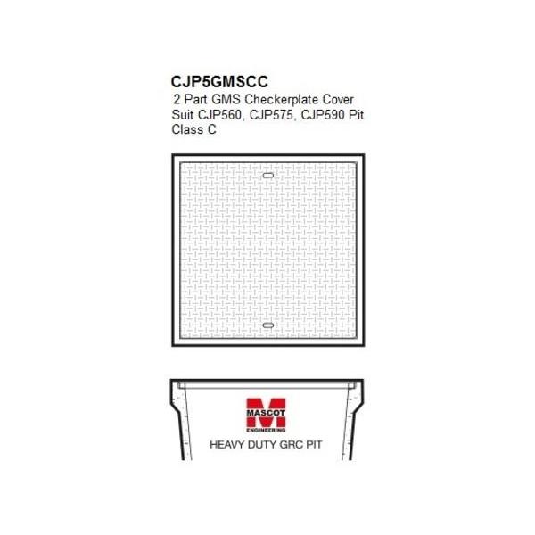 Drop In Steel Lid 900Sq Class C Suit Cjp560/575/590/599 Pit, Ideal Electrical Catalogue Power Distribution Earth Inspection Pits Pit Hole Cover - Construction Supplies Australia