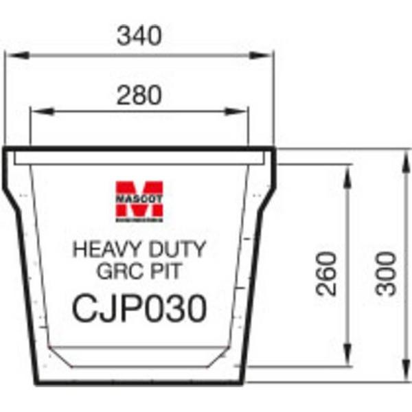 Cable Pit Grc 300Sq Deep 350X350X320mm Deep Overall, Ideal Electrical Catalogue Power Distribution Earth Inspection Pits Earth Inspection Pit - Construction Supplies Australia