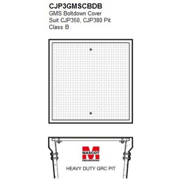 Drop In Steel Lid Bolt Down 600Sq Class B For Cjp350/380 Pit, Ideal Electrical Catalogue Power Distribution Earth Inspection Pits Pit Hole Cover - Construction Supplies Australia
