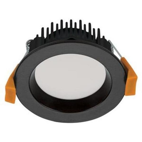 DOWNLIGHT LED 8W TRI COLOUR BLACK DECO-8, Ideal Electrical Catalogue Light Fittings Downlight Downlight Spot Floodlight - Construction Supplies Australia