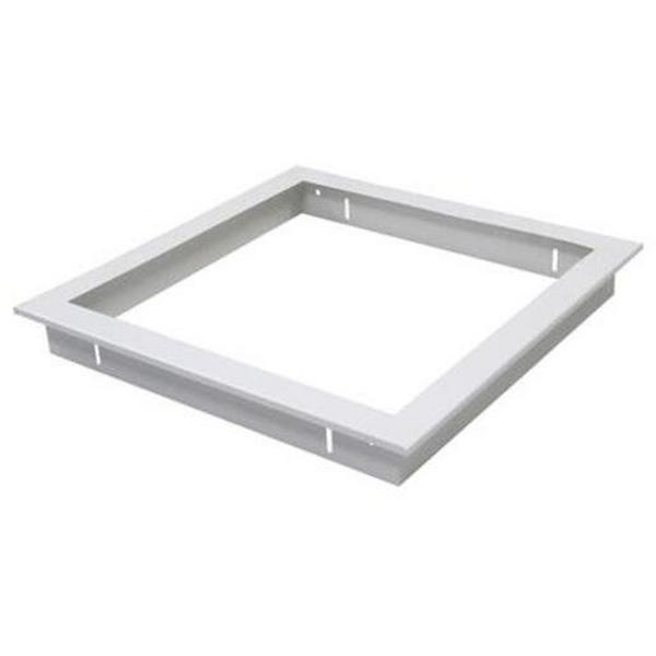 Panel Trim Recessed 300X300mm White, Ideal Electrical Catalogue Light Fittings Accessories Cover For Fluorescent Lamp - Construction Supplies Australia