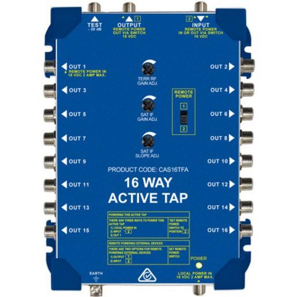 Tap Active 16 Way F Type 5 ... 2400 Mhz, Ideal Electrical Catalogue Av Security Detection Antennas Tap Off And Distributor - Construction Supplies Australia