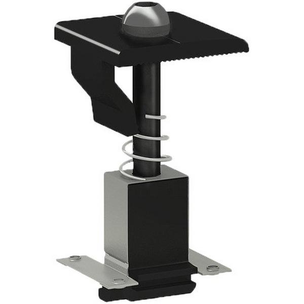 Pv-Ezrack Universal Clamp For Frame 30-46mm (Black Anodized), Ideal Electrical Catalogue Energy Management Solar Mounting Systems Solar Rail Mounting Components - Construction Supplies Australia