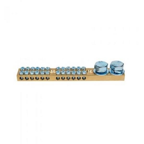 12 Hole 165A Neutral And Earth Bar, Ideal Electrical Catalogue Power Distribution Busbar Busbar - Construction Supplies Australia