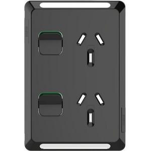 PRO SERIES SKIN SOCKET SW VERT TWIN 10A 250V