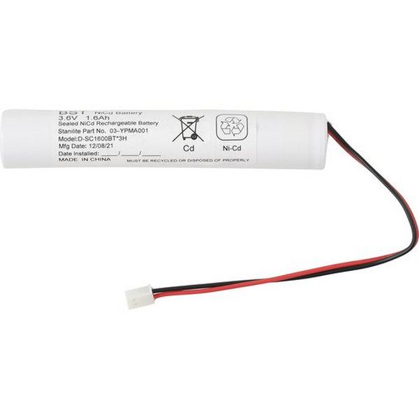 BATTERY PACK NI-CAD 1600MA 3C, Ideal Electrical Catalogue Light Fittings Emergency Exit Emergency Luminaire - Construction Supplies Australia