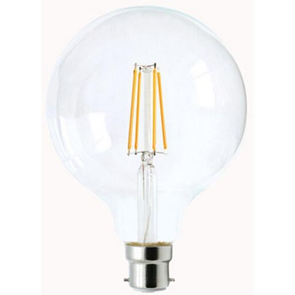 Lamp LED B22 6W 2700K 800Lm Dim G125 Filament, Ideal Electrical Catalogue Lamps Led Led Lamp Multi Led - Construction Supplies Australia