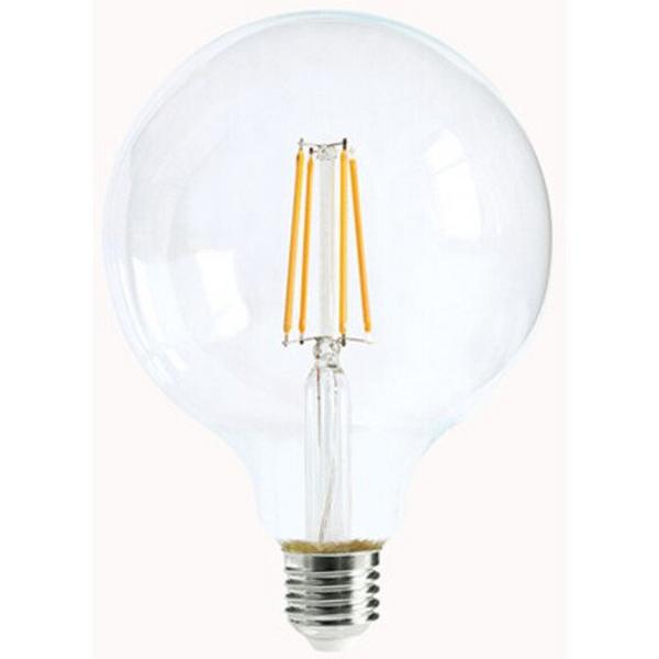 LAMP LED E27 6W 6000K 800LM DIM G125 FILAMENT, Ideal Electrical Catalogue Lamps Led Led Lamp Multi Led - Construction Supplies Australia