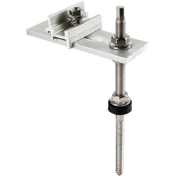 Radiant Hangbolt M10 X 200 Plate Kit, Ideal Electrical Catalogue Energy Management Solar Mounting Systems Solar Rail Mounting Components - Construction Supplies Australia
