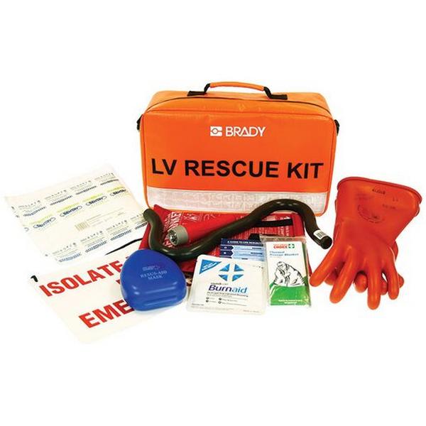 Brady Low Voltage Rescue Kit, Ideal Electrical Catalogue Safety Personal Care First Aid Kit - Construction Supplies Australia
