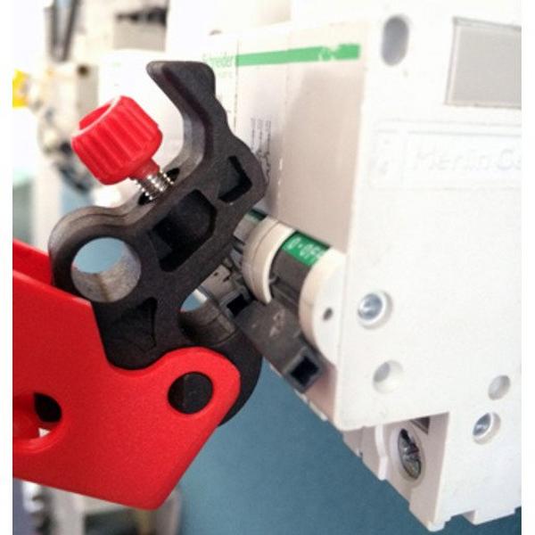 Tool Free Universal Lockout For MCB (Pkt 2), Ideal Electrical Catalogue Industrial Switch Padlock Barrier For Switch - Construction Supplies Australia