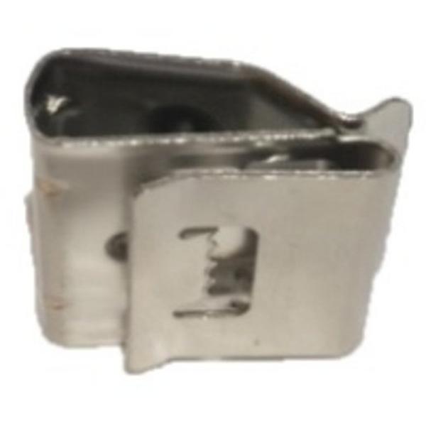 MIBET - STAINLESS STEEL PANEL CLIP. SHORT CLIP FOR 2 CABLES, Ideal Electrical Catalogue Energy Management Solar Mounting Systems Solar Rail Mounting Components - Construction Supplies Australia