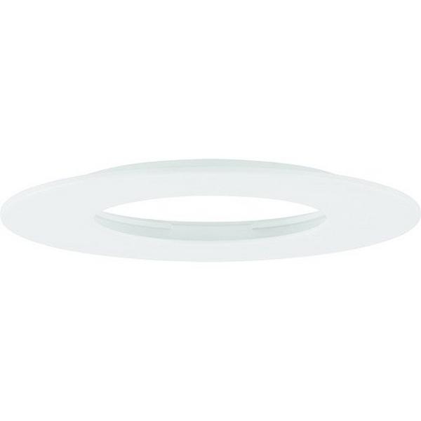 Downlight Extension Trim 125mm Matt White Flat Roystar, Ideal Electrical Catalogue Light Fittings Accessories Mechanical Accessories Spare Parts For Luminaires - Construction Supplies Australia