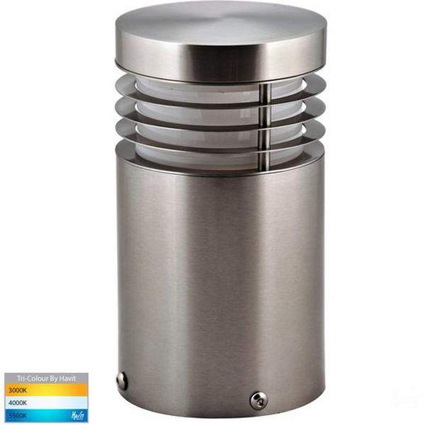 BOLLARD LED E27 9W TRI COLOUR 240V 190MM 316 SS MINI, Ideal Electrical Catalogue Light Fittings Bollard Luminaire Bollard - Construction Supplies Australia