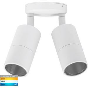 WALL LIGHT LED MR16 2X5W TRI COLOUR 12VDC WHITE ADJ TIVAH
