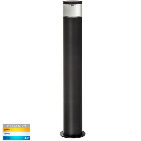 BOLLARD LED GU10 5W TRI COLOUR 240V 445MM A/BRASS HIGHLITE, Ideal Electrical Catalogue Light Fittings Bollard Luminaire Bollard - Construction Supplies Australia