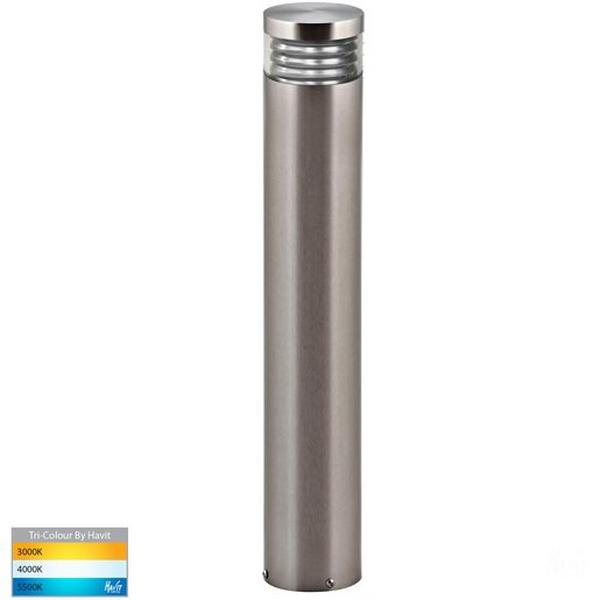 BOLLARD LED E27 9W TRI COLOUR 240V 600MM 316 SS MAXI 600, Ideal Electrical Catalogue Light Fittings Bollard Luminaire Bollard - Construction Supplies Australia