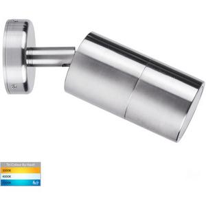 WALL LIGHT LED GU10 9IN1 TRI COLOUR 240V 316 SS ADJ TIVAH
