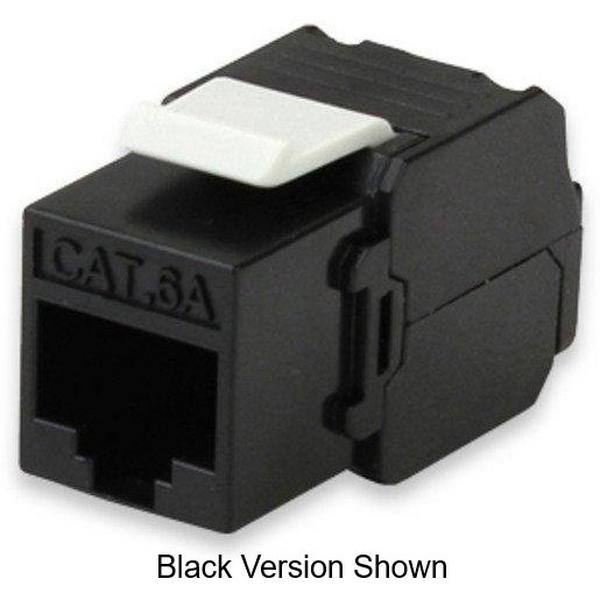 Keystone Mechanism Cat6A UTP RJ45 568A/B White, Ideal Electrical Catalogue Data Communications Copper Modular Connector - Construction Supplies Australia